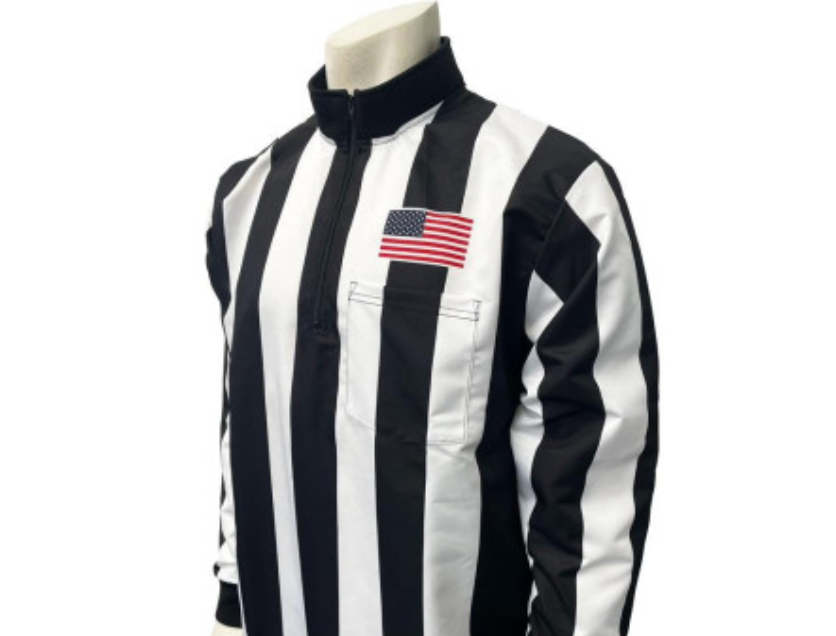 Dye Sublimated Rainy Weather Long Sleeve Football Referee Shirt 2